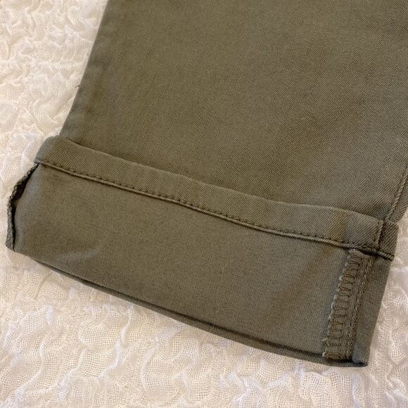 Style & Co Curvy Capri Army Green Pants Size 8P - Picture 2 of 7
